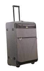 potovalni kovček, ABS, vel. M, 61 cm, sivo-črn