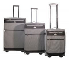 Advance luggage potovalni kovček, ABS, vel. M, 61 cm, sivo-črn