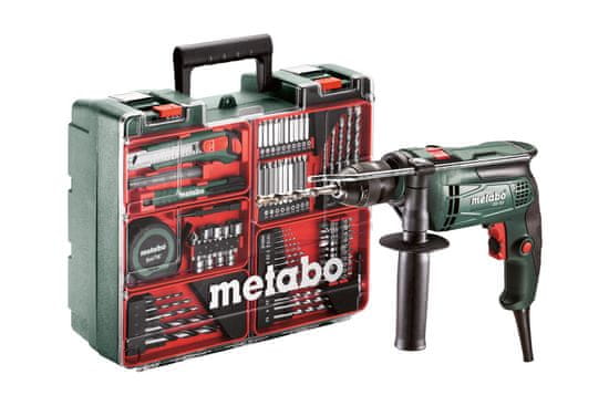 Metabo set SBE 650 udarni vrtalnik + set pribora (600671870)