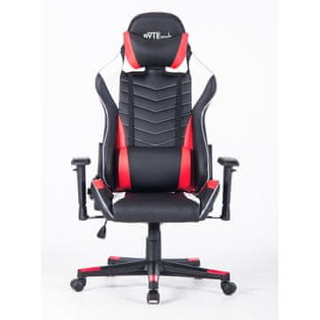 Bytezone Winner gaming stol, z LED osvetlitvijo, črn/rdeč - Odprta embalaža