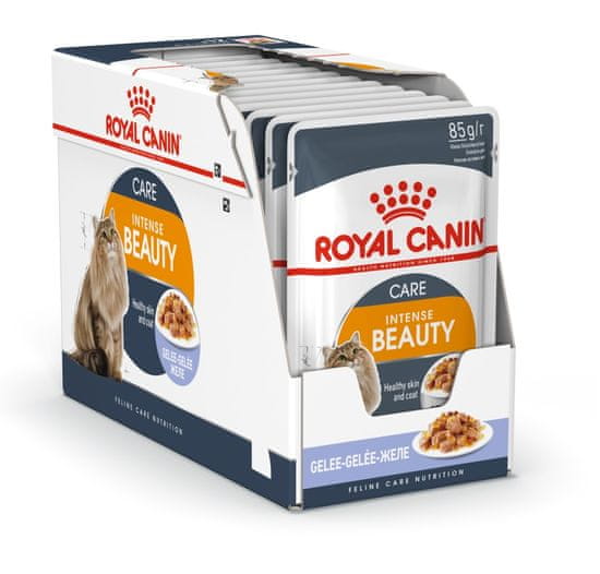 Royal Canin vrečka za mačke Intense Beauty Jelly 12x85 g