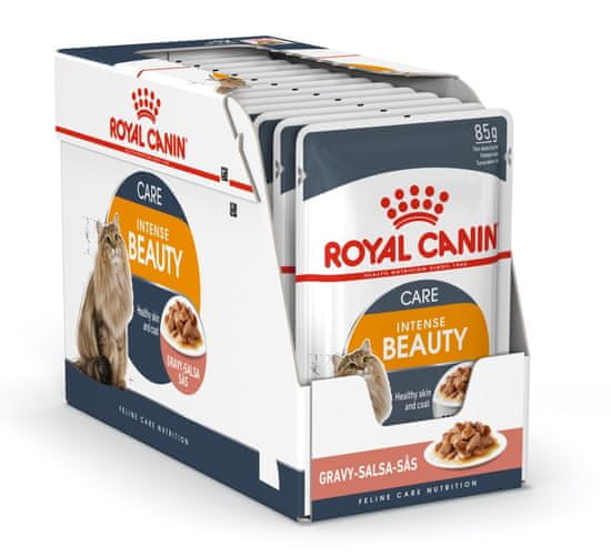 Royal Canin Intense Beauty Gravy, 12x85 g
