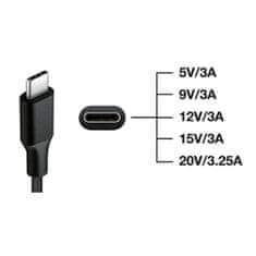 Tecnoware univerzalni napajalnik USB-C, 65 W, PowerDelivery