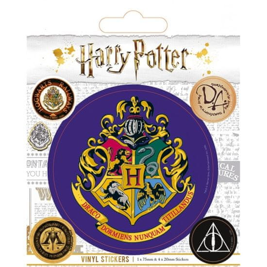 Pyramid Harry Potter (Hogwarts) komplet nalepk, 5 kosov