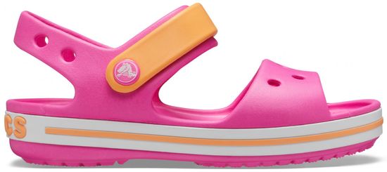 Crocs Crocband Sandal Kids Electric Pink/Cantaloupe 12856-6QZ dekliški sandali
