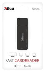 Trust Nanga čitalec kartic, USB 3.2, črn