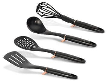 Berlingerhaus kuhinjski pripomočki 4 kosi Black Rose Collection BH-6208