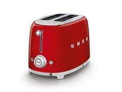 Smeg TSF01RDEU opekač kruha, rdeč