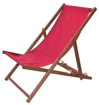 Rojaplast Bahama ležalnik, rdeč