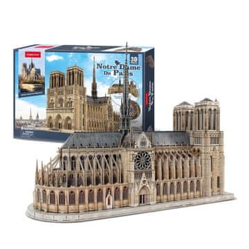 CubicFun Cubic Fun 3D sestavljanka Katedrala Notre Dame, 293 delov
