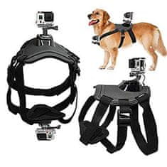 nosilec kamere za psa, hrbet/prsa, za SJCAM/GoPro