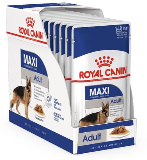 Royal Canin hrana za odrasle pse Maxi Adult, 10x140g