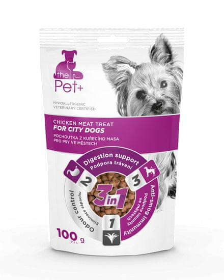 thePet+ dog City treat priboljški za pse, 100 g