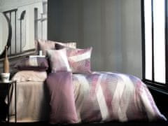 Issimo Posteljnina iz bombažnega satena HELIX PURPLE 200x220/4*50x70