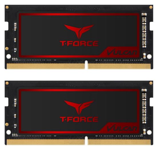 TeamGroup Vulcan 16GB Kit (2x8GB) DDR4-2666, SODIMM, CL18 pomnilnik (TLRD416G2666HC18FDC-S01)