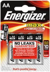 Energizer Max alkalna baterija AA (LR6), 4 kosi
