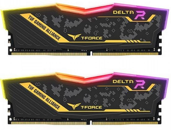 TeamGroup Delta TUF Gaming Alliance RGB 16GB DDR4-3200, DIMM, CL16 pomnilnik (TF9D416G3200HC16CDC01)