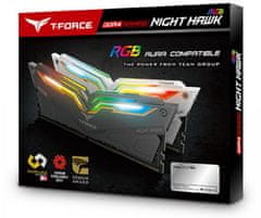 TeamGroup Night Hawk RGB 16GB Kit (2x8GB) DDR4-3200, DIMM, CL16 pomnilnik (TF1D416G3200HC16CDC01)