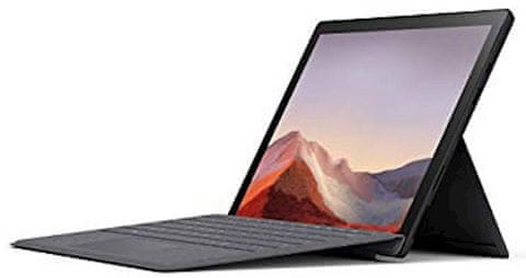 Microsoft Surface Pro 7 tablični računalnik, srebrn + tipkovnica Surface Pro, črna