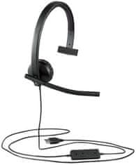 Logitech H570E mono slušalka z mikrofonom (981-000571) - odprta embalaža