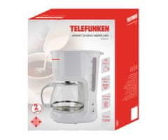 Telefunken TF93364 aparat za kavo, 1,25 l, 750 W