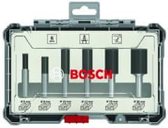 Bosch komplet premih rezkarjev 6 mm, 6-delni (2607017465)