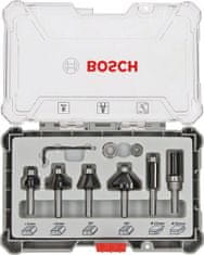 Bosch komplet rezkarjev za obrobe in robove 6 mm, 6-delni (2607017468)