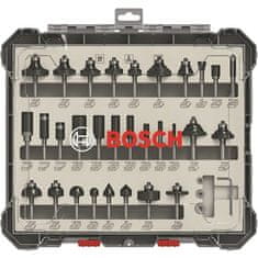 BOSCH Professional komplet mešanih rezkarjev 6 mm, 30-delni (2607017474)