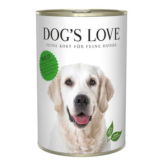 Dog's Love hrana za pse Adult Classic divjad, 400 g