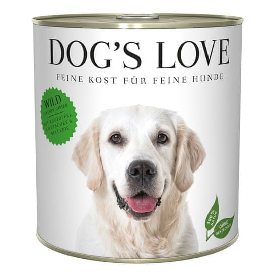 Dog's Love hrana za pse Adult Classic divjad, 800 g