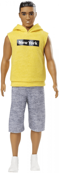 Mattel lutka Barbie Model Ken 131 - rumena jopica s kapuco