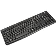 Logitech K120 tipkovnica, USB, US Int., SLO gravura, črna