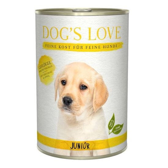 Dog's Love Junior Classic konzerva za pasje mladiče, s perutnino, 400 g