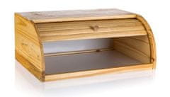 Apetit lesena posoda za kruh, 40 × 27,5 × 16,5 cm