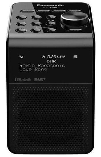 Panasonic RF-D20BTEG-K prenosni radio, črn
