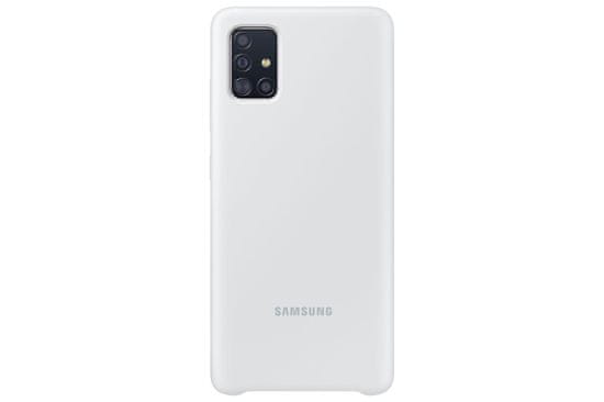 Samsung Galaxy A51 ovitek, silikonski, bel