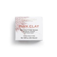 Revolution Skincare Detox ikační maska Pink glina ( Detox ifying Pink Clay Mask) 50 ml