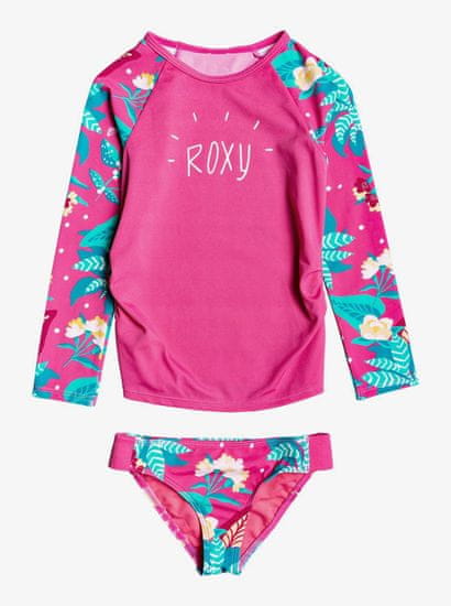 Roxy dekliški komplet majice in kopalk lycra Magical Sea
