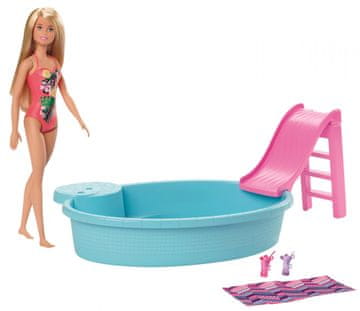Mattel lutka Barbie in bazen