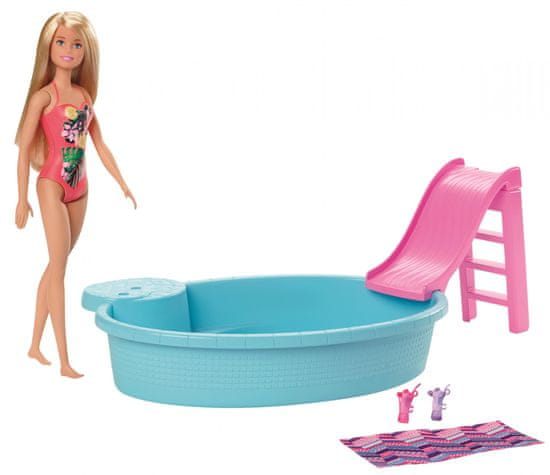 Mattel lutka Barbie in bazen