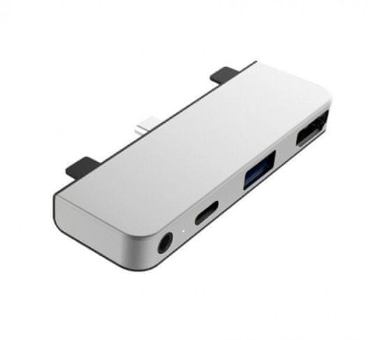 Hyper HyperDrive 4v1 USB-C Hub za iPad Pro HY-HD319E-SILVER, srebrn