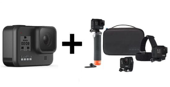 GoPro Hero 7 Black športna kamera + pustolovski paket (AKTES-001)
