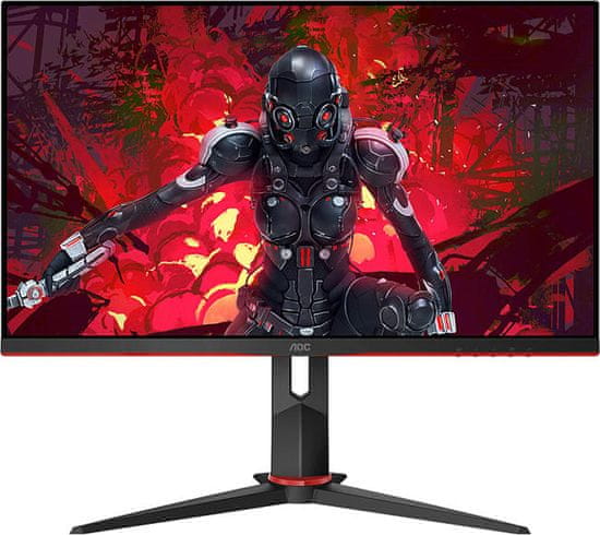 AOC Q27G2U/BK monitor, 27", 144hz, 1ms, FreeSync, VA, QHD 2560x1440, gaming