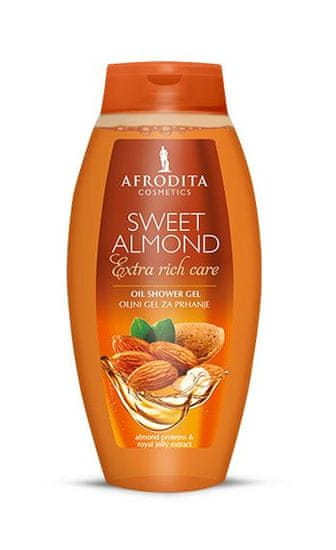 Kozmetika Afrodita Sweet Almond gel za prhanje, 250 ml