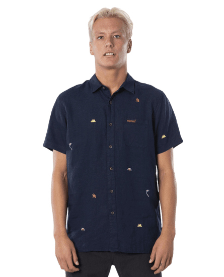 Rip Curl moška srajca SWC Motif Linen S/S Shirt