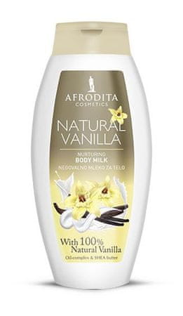 Afrodita mleko za telo Natural Vanilla, 250 ml