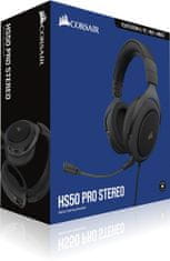 Corsair HS50 Pro Stereo slušalke, modre (CA-9011217-EU)