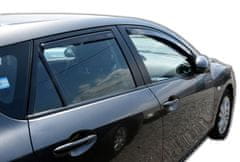 HEKO Okenski deflektorji za Mazda 3 II 5D HTB 2009-2012 4 kosa Spredaj + Zadnja stran