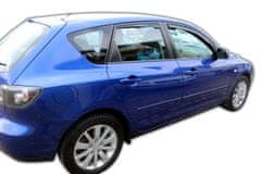 HEKO Okenski deflektorji za Mazda 3 I 5D HTB 2003-2008 4 kosa Spredaj + Zadnja stran