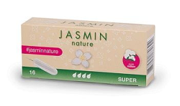 Jasmin Nature bombažni higienski tamponi Super, 16 kos